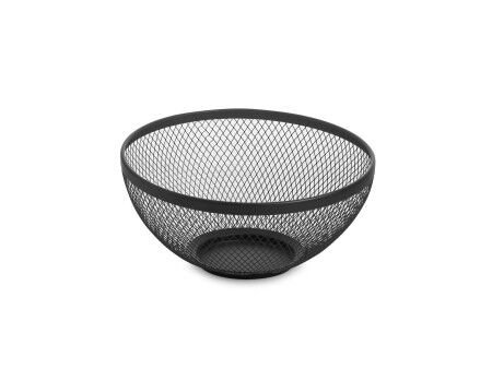Miska na Owoce Confortime Czarny Metal 26 x 12,5 cm (12 Sztuk)