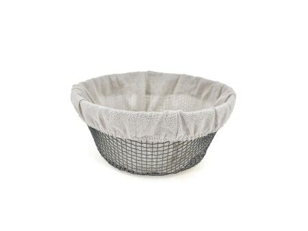 Koszyk na chleb Metal 23 x 23 x 10 cm (12 Sztuk)