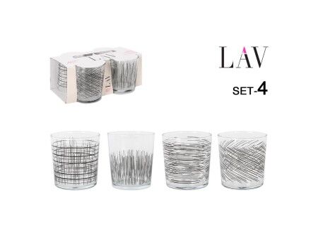 Szklanka do Piwa LAV BDG386UB4046 345 ml 4 Części (6 Sztuk)