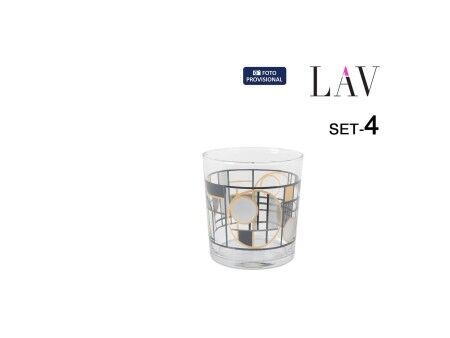 Szklanka do Piwa LAV BDG386SB4942 4 Części (6 Sztuk)