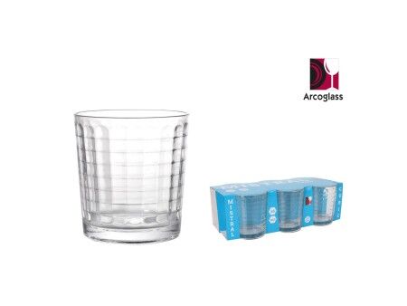Zestaw kieliszków La Mediterránea Mistral cubic 6 Części (12 Sztuk)
