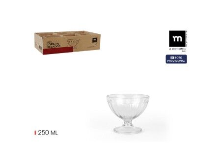 Puchar do lodów i koktajli La Mediterránea 0,25 L (24 Sztuk)