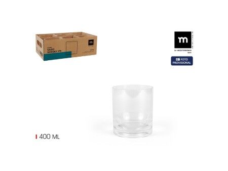 Kieliszek do whisky La Mediterránea 0,4 l (24 Sztuk)