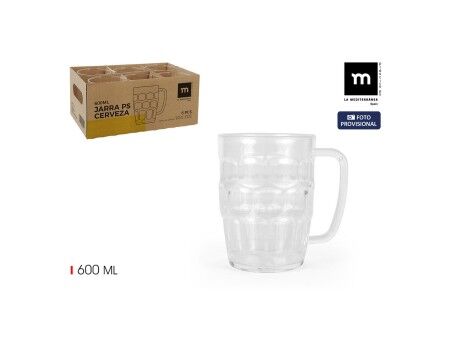 Kufel do piwa La Mediterránea 0,6 L (24 Sztuk)