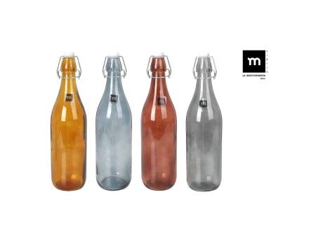 Kryztałowa butelka La Mediterránea Dark goethe 1 L (12 Sztuk)