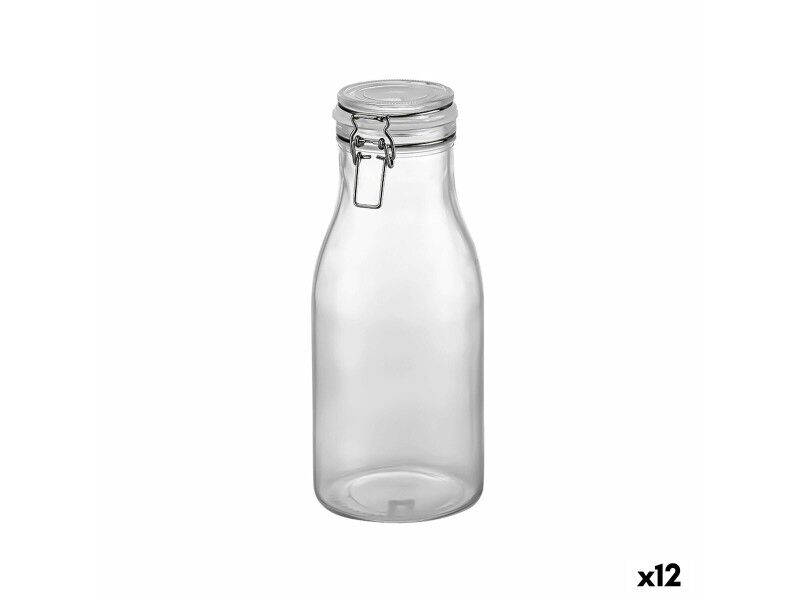 Kryztałowa butelka La Mediterránea Szkło 1 L (12 Sztuk)