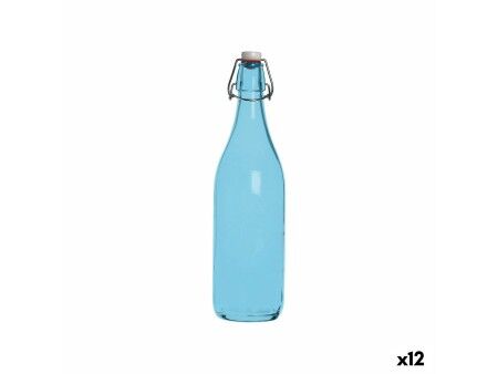 Kryztałowa butelka La Mediterránea Szkło 1 L (12 Sztuk)