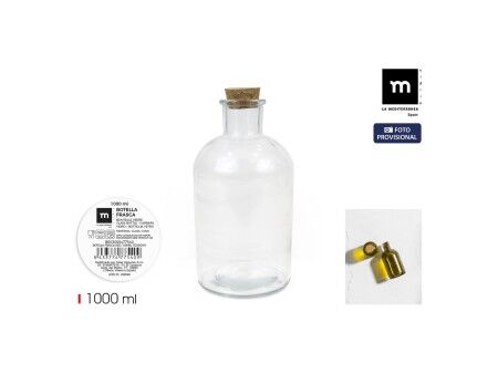 Kryztałowa butelka La Mediterránea 1 L (12 Sztuk)