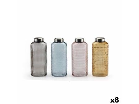 Kryztałowa butelka La Mediterránea Szkło 1,8 L (8 Sztuk)