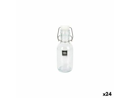 Kryztałowa butelka La Mediterránea Szkło 250 ml (24 Sztuk)