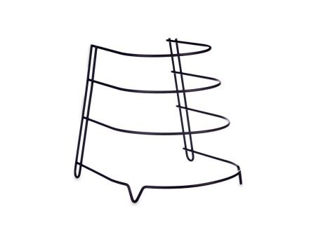 Organizer Patelni Kinvara W6140B-1PDQ Czarny Żelazo 24 x 26,5 x 24 cm (7 Sztuk)