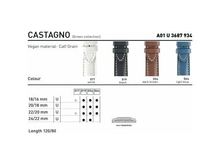 Paski do zegarków Morellato A01U3687934019CR24 24 mm