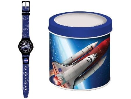Zegarek Dziecięcy NASA NASA - TIN BOX (Ø 33 mm)