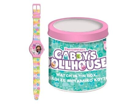 Zegarek Dziecięcy Gabby's Dollhouse 000574089 - TIN BOX Ø 33 mm