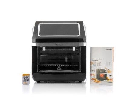 Frytkownica na gorące powietrze InnovaGoods Fryinn Pro Max 12000 Czarny 1800 W 12 L Stal nierdzewna