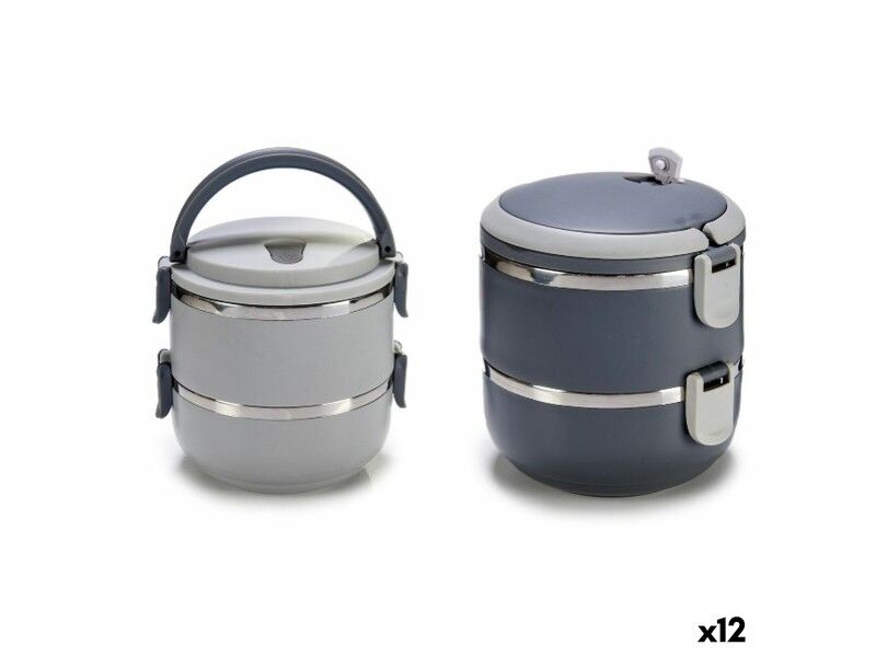 Pojemnik na Lunch 1,5 L 14,5 x 15,3 x 16 cm (12 Sztuk)