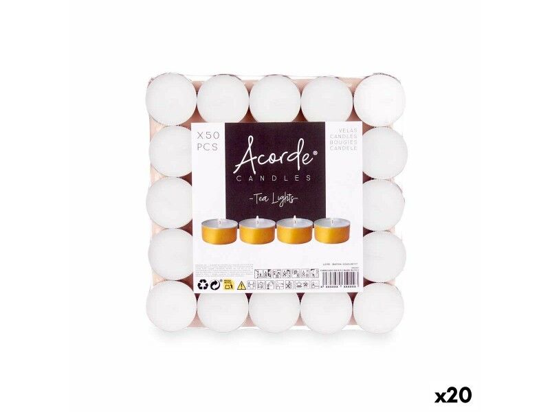 Zestaw świec Acorde Tea Lights (20 Sztuk)