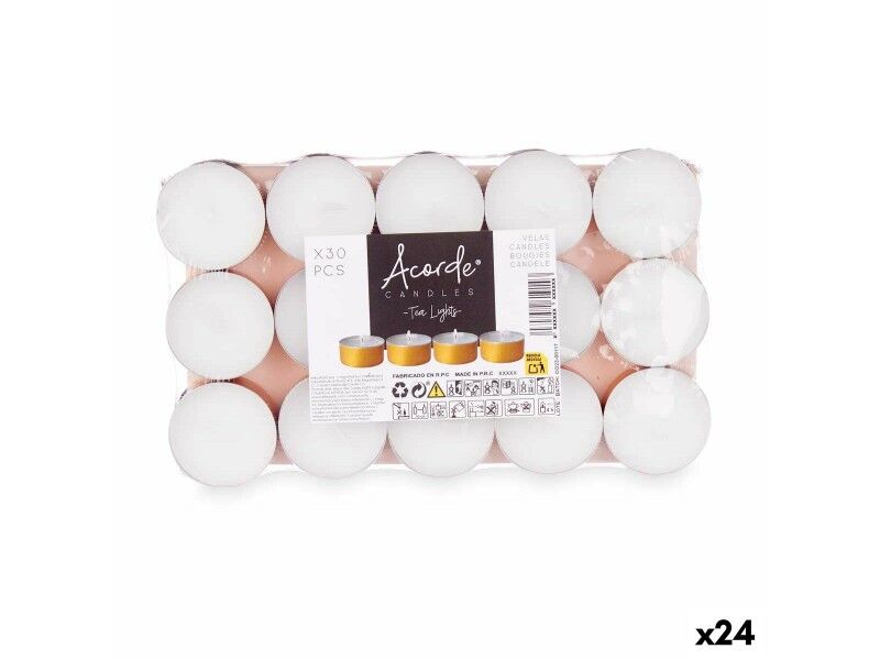 Zestaw świec Acorde Tea Lights (24 Sztuk)