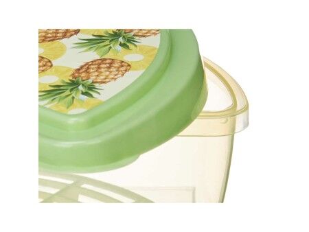 Pojemnik na Lunch Leknes TP581-2 Plastikowy Ananas Kiwi 23 x 8 x 13 cm Owoce (24 Sztuk)