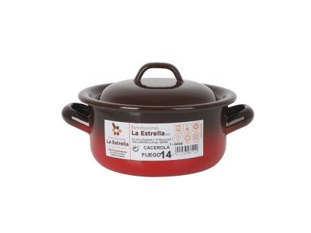 Garnek La Estrella Fuego 1L Ø 14 x 7 cm (6 Sztuk)