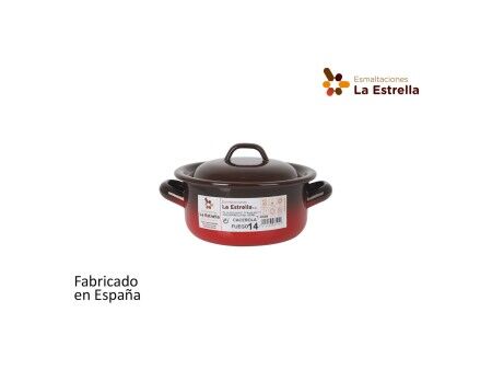 Garnek La Estrella Fuego 1L Ø 14 x 7 cm (6 Sztuk)