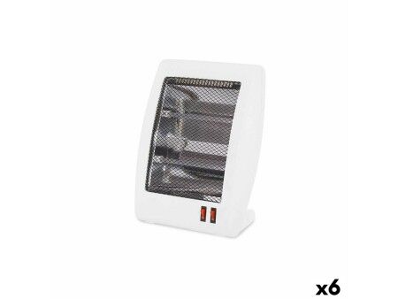 Grzejnik Kwarcowy Argon Biały 400-800 W (6 Sztuk)