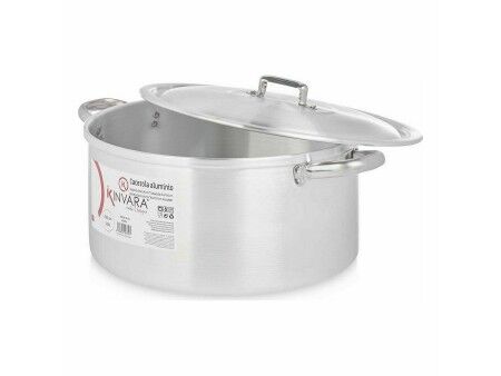 Garnek z Pokrywką Kinvara 100011 Srebrzysty 12,5 L (3 Sztuk)