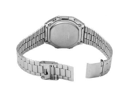 Zegarek Unisex Casio A168WA-1YES Czarny Srebrzysty (Ø 36 mm)