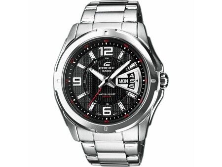 Zegarek Męski Casio EF-129D-1AVEF Czarny Srebrzysty