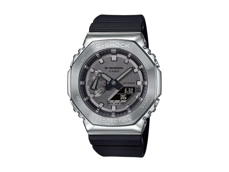 Zegarek Męski Casio OAK METAL COVERED - STEEL (Ø 44,5 mm) (Ø 45 mm)