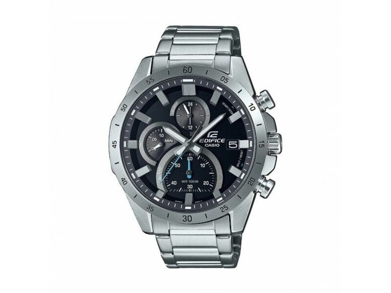 Zegarek Męski Casio EFR-571D-1AVUEF Srebrzysty Czarny