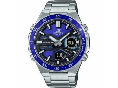 Zegarek Męski Casio EFV-C110D-2AVEF Ø 47 mm Srebrzysty