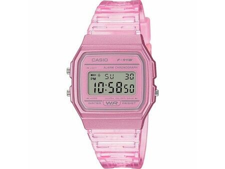 Zegarek Unisex Casio F-91WS-4EF Różowy (Ø 35 mm)