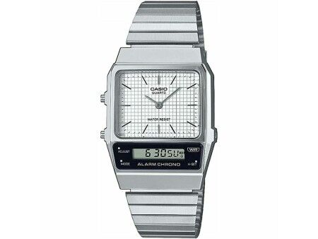Zegarek Unisex Casio VINTAGE EDGY COLLECTION Srebrzysty (Ø 40 mm) (Ø 32 mm)