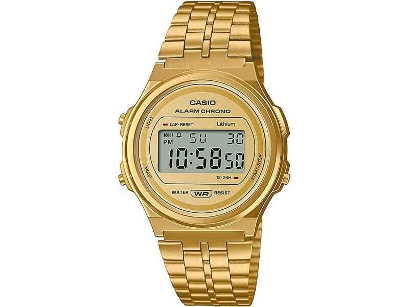 Zegarek Unisex Casio A171WEG-9AEF Złoto (Ø 37,5 mm)