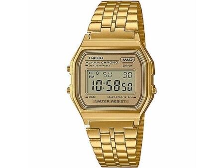 Zegarek Unisex Casio A158WEGV-9AEF Złoty (Ø 33 mm)