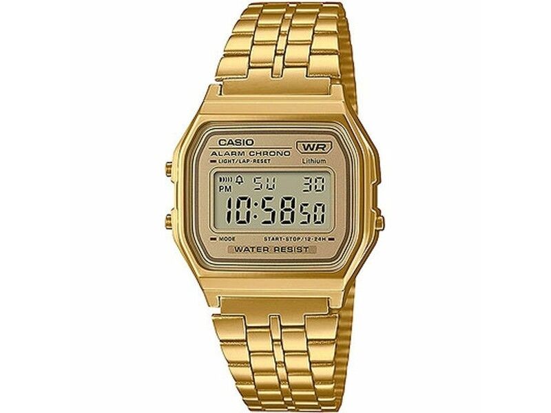Zegarek Unisex Casio A158WEGV-9AEF Złoty (Ø 33 mm)