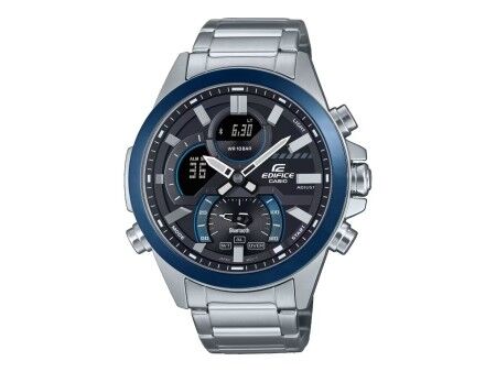 Zegarek Męski Casio EDIFICE SPORT Bluetooth® Czarny Srebrzysty (Ø 49 mm)