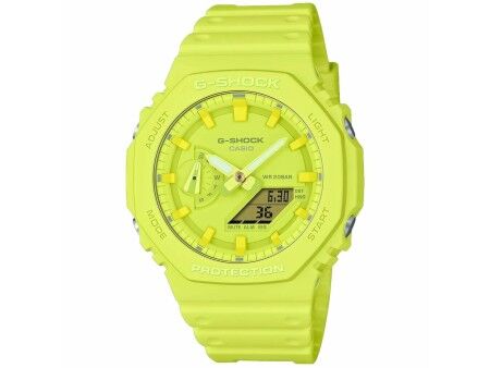 Zegarek Unisex Casio G-Shock GA-2100-9A9ER Żółty (Ø 44,5 mm) (45,5 mm)