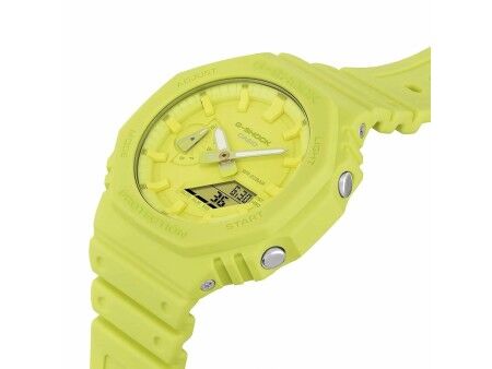 Zegarek Unisex Casio G-Shock GA-2100-9A9ER Żółty (Ø 44,5 mm) (45,5 mm)