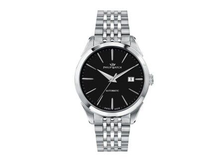Zegarek Męski Philip Watch R8223217001 Czarny Srebrzysty (Ø 41 mm)