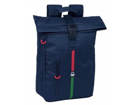 Plecak na Laptopa Benetton Italy Granatowy 28 x 42 x 13 cm