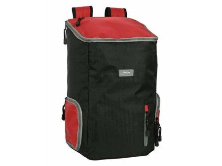 Plecak na Laptopa Safta Basic Czarny Czerwony 28 x 50 x 22 cm