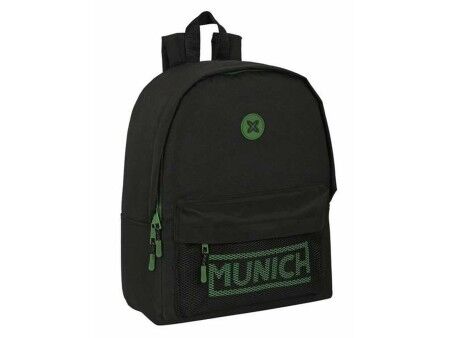 Plecak na Laptopa Munich Caviar Czarny 31 x 40 x 16 cm