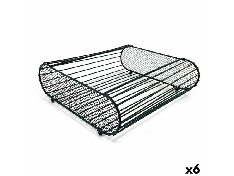 Miska na Owoce My Bar Metal 30 x 25 x 9 cm (6 Sztuk)