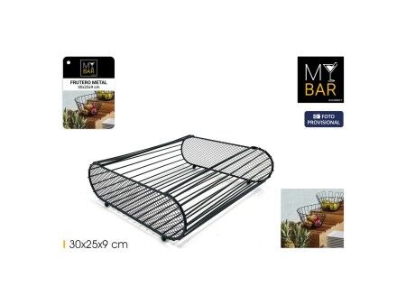 Miska na Owoce My Bar Metal 30 x 25 x 9 cm (6 Sztuk)