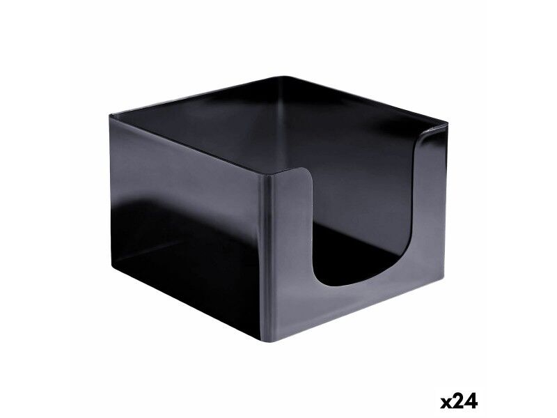 uchwyt do serwetek My Bar COCKTAIL Czarny Plastikowy 12,8 x 12,8 x 8,8 cm (24 Sztuk)