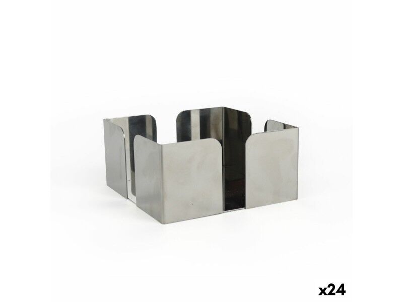 uchwyt do serwetek My Bar Stal 12 x 12 x 6 cm (24 Sztuk)