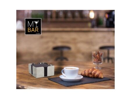 uchwyt do serwetek My Bar Stal 12 x 12 x 6 cm (24 Sztuk)