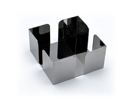 uchwyt do serwetek My Bar Stal 12 x 12 x 6 cm (24 Sztuk)